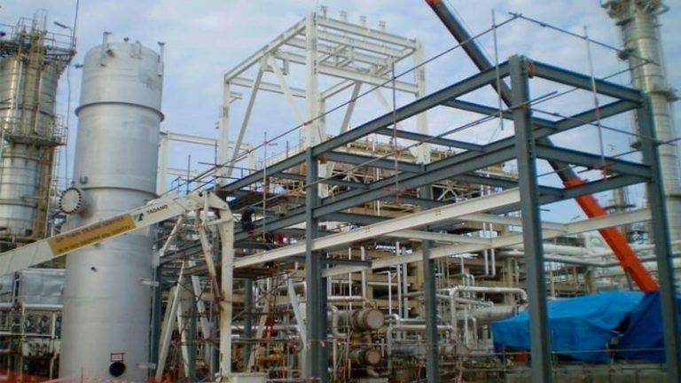 Melaka Refinery PSR-2 Revamp Piperack Structural Erection
